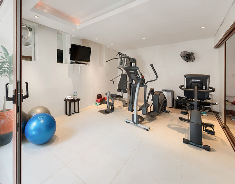 Gym Villa Chi Samui 5 bedroom luxury villa in Mae Nam, Koh Samui.